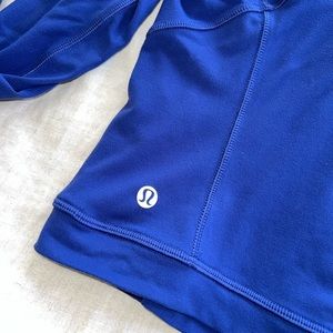 Lululemon It's Rulu Run Cropped Half Zip in Psychic - size 4